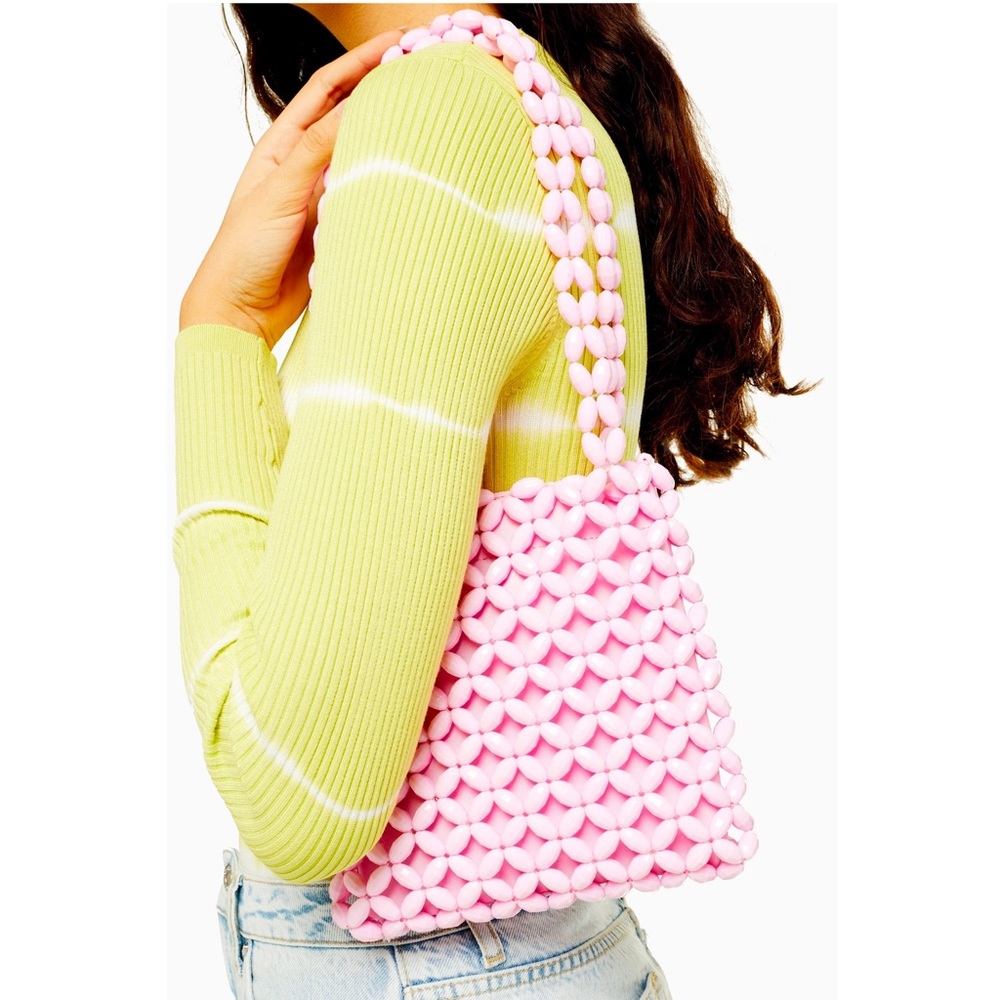 Topshop saga beaded tote